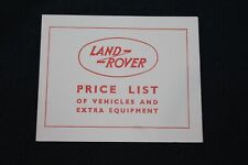 Land rover price for sale  BIRMINGHAM
