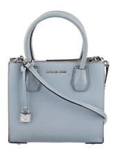 Bolsa tiracolo Michael Kors Mercer Kors Studio Messenger azul prata, usado comprar usado  Enviando para Brazil