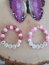Personalised REBORN BABY DOLL  BRACELETS 15-20" DOLL 2 colours for sale  PRESTON