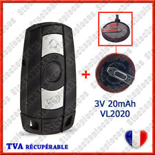Coque Clé Télécommande pour Bmw E81 E87 E90 E92 E60 X5 X6 + Batterie VL2020 d'occasion  Poitiers