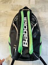 Bolsa de raqueta de tenis Babolat Wimbledon funda mochila verde negra súper limpia segunda mano  Embacar hacia Argentina