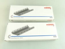 2x Märklin H0 No 24649 C-track straight ramp piece in original packaging #113 for sale  Shipping to South Africa