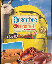 Descubre el español con Santillana - Texto Nivel B (2011, Tapa Dura) segunda mano  Embacar hacia Argentina