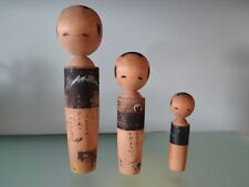 Kokeshi set vintage usato  Italia