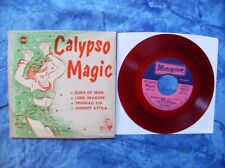 Vinil vermelho raro década de 1950 CALYPSO MAGIC 45 EP DUKE OF IRON LORD INVASOR TRINIDAD KID, usado comprar usado  Enviando para Brazil