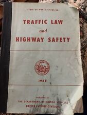 Manual de leyes de tráfico y seguridad vial Carolina del Norte segunda mano  Embacar hacia Argentina