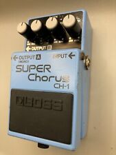 Pedal efecto para guitarra Boss CH-1 SUPER Chorus de JAPÓN JP probado funciona usado segunda mano  Embacar hacia Mexico