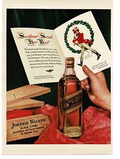 Used, 1941 Johnnie Walker Black Label Scotch Whisky Christmas Vintage Print Ad for sale  Shipping to South Africa