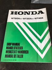 Honda wt20xk1 wt30xk1 for sale  LEEK