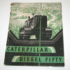 Folheto de vendas de tratores a diesel Caterpillar Fifty comprar usado  Enviando para Brazil