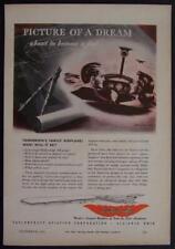 TAYLORCRAFT 1944 vintage AD *Picture of a Dream* comprar usado  Enviando para Brazil