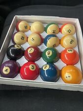 Juego completo de bolas de billar belga Aramith vintage 16 bolas caja original segunda mano  Embacar hacia Argentina