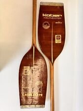 Vintage wooden oars for sale  SALISBURY