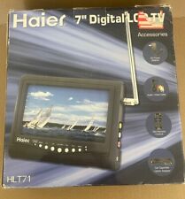 Haier HLT71 TV 7" Pantalla Ancha HD LCD Televisión Caja Abierta Negro Completo Probado, usado segunda mano  Embacar hacia Argentina