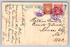 1915 Postmark Occupied Korea Keijo Camp Chosen Japan Yokohama "Whipin Prisoner" for sale  Shipping to South Africa