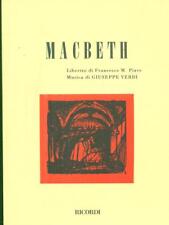 Macbeth giuseppe verdi usato  Italia