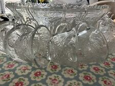 Indiana glass punch for sale  PURLEY