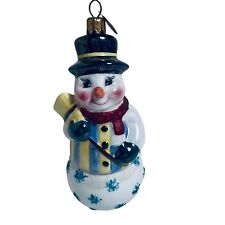 Used, Christopher Radko Snowman Christmas Ornament Hand Painted Holiday Celebrations for sale  Sacramento