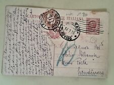 1918 intero postale usato  Caserta
