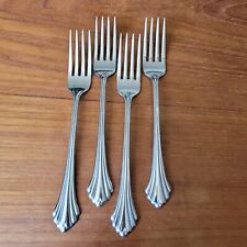 Set Of 4 Oneida BANCROFT Dinner Forks Stainless USA, used for sale  Shipping to South Africa