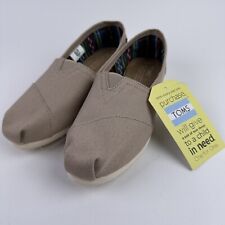 Usado, TOMS Alpargata Mujer Clásicos Gris Claro Lona Planos Informal 10001379 Talla 6.5 segunda mano  Embacar hacia Argentina