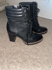 Black real leather for sale  BIRMINGHAM