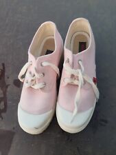 Pink fabric shoes for sale  CHESTERFIELD