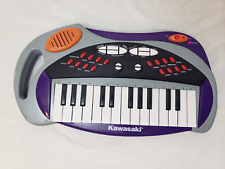 Teclado musical Kawasaki infantil piano laranja roxo bateria potência 25 teclas testado comprar usado  Enviando para Brazil