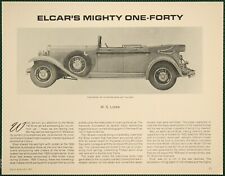 Elcar 1930 one for sale  Granite Falls