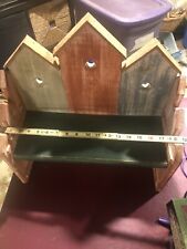 Wooden birdhouse shelf for sale  Hatfield