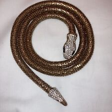 Snake serpent belt for sale  LIVERPOOL
