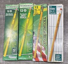 Vintage Dixon Ticonderoga 13882 & 13883 Pencils & Dixon 14402 4 Packs Total for sale  Shipping to South Africa