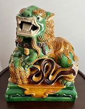 Sancai-Glazed Chinese Female Guardian Lion Statue or “Foo Dog” for sale  Shipping to South Africa