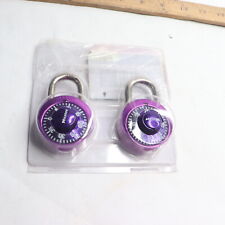 (2 piezas) Cerradura de combinación Masterlock acero púrpura 1-7/8" 1500-05901 segunda mano  Embacar hacia Argentina