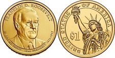 2014-D Franklin Roosevelt Presidential Dollar US Golden $1 Coin - UNCIRC US Mint for sale  Shipping to South Africa