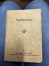 Postleitzahlen buch 1961 gebraucht kaufen  Deutschland