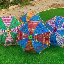 Lot of 5 Pcs Bohemian Parasols Indian Hippie Umbrellas Decor Wholesale Lot na sprzedaż  Wysyłka do Poland
