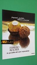 Pubblicità 1986 ferrero usato  Novellara