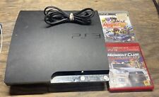 Used, Sony PlayStation 3 Slim 320GB Console Bundle PS3 CECH 2501B 2 Games Tested for sale  Shipping to South Africa