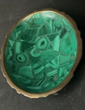 Malachite carved dish d'occasion  Expédié en Belgium