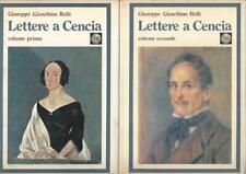 Lettere cencia. volumi usato  Italia