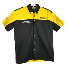 Usado, Camisa Speed Zone Race Gear BME Okuma NHRA manga curta amarela preta com botões  comprar usado  Enviando para Brazil