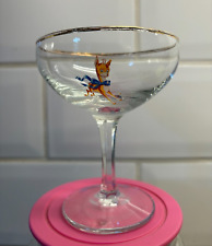 Vintage babycham glass for sale  Shipping to Ireland