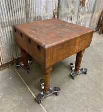 handmade butcher block table for sale  Payson
