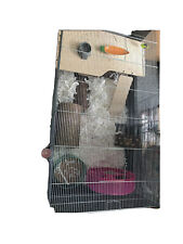 Used, Rat Hamster Cage Small Animal Pets Black Base 100cm Accessories Included - Ritz for sale  CHELMSFORD