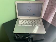 HP Chromebook 14 G1 SMB (White, 14", Intel 1.4GHz, 16GB SSD, 4GB) with Charger for sale  Shipping to South Africa