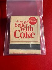 Matchbook coca cola for sale  Keene