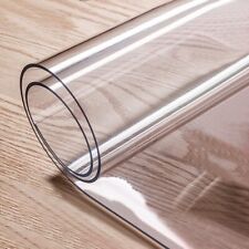 Cubierta de mesa rectangular de vidrio suave de vidrio transparente 1,0 mm segunda mano  Embacar hacia Argentina