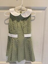 Usado, Vestido de bolinhas verde e branco Olive Juice bebê menina tamanho 18-24 meses sem mangas comprar usado  Enviando para Brazil