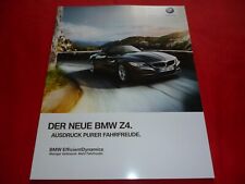 BMW Z4 E89 Roadster sDrive18i 20i 28i 35i 35is folleto folleto folleto 2013 segunda mano  Embacar hacia Mexico